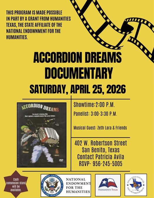 Movie Screening: Texas Conjunto Music Hall of Fame & Museum Offers Accordion Dreams